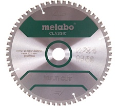 Диск пильный Multi Cut Classic (254x30 мм; 60Z; FZ/TZ 5neg; блистер) Metabo 628666000