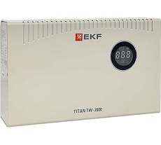 Электронный стабилизатор напряжения EKF TITAN -TW-2000 теристорный настенного монтажа stab-TW-2000