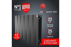 Радиатор Royal Thermo PianoForte 500 new/Noir Sable - 12 секц. НС-1176330