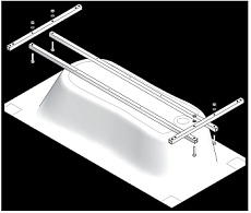 Каркас для ванны Jacob Delafon Patio/Odeon 170x70