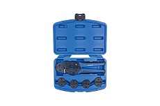 Храповичный кримпер для обжима изолированных наконечников King Tony 5 предметов, кейс 67G0005