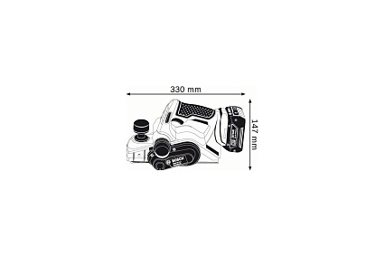 Аккумуляторный рубанок Bosch GHO 18 V-LI Professional 0.601.5A0.301
