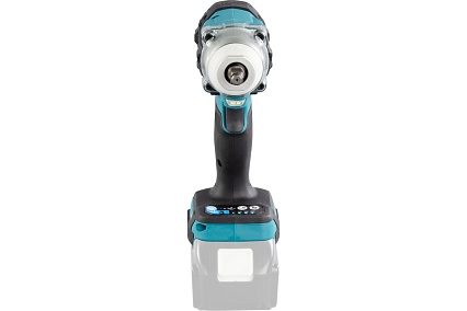Аккумуляторный ударный гайковерт Makita бесщеточный, 18 В, Li-ion, BL-мотор, 0-3200 об\мин, 0-4000 уд\мин, 300 Нм, 4 скорости, 3\8", подсветка, М10-М20, б/акк и ЗУ DTW302Z