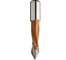 Сверло HW (10x40x70 мм; Z 2; S 10x20 мм; RH) для присадочного станка CMT 375.100.11