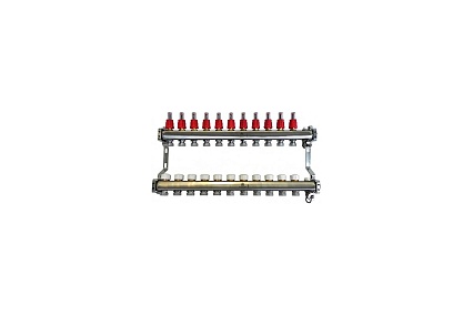 Коллекторный блок для теплого пола 1x3/4EU отв.-11 Gekon GK 72111