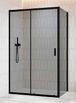 Душевой уголок RGW Classic CL-133B (CL-13B + Z-03B) 140x80 тонированное, черный 060913348-34