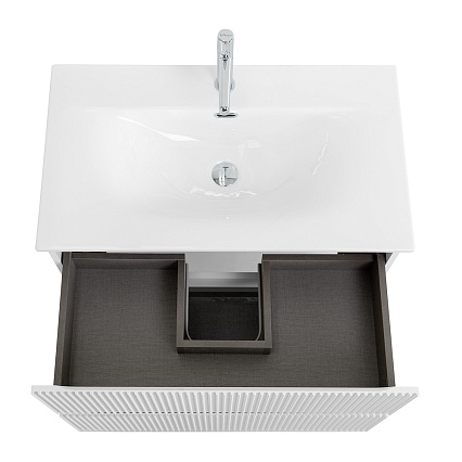 Тумба с раковиной BelBagno Uno 80 см Bianco Opaco