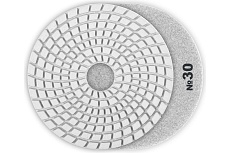 Алмазный гибкий шлифовальный круг для мокрого шлифования Зубр 125 мм, №30 29867-030