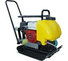 Виброплита TeaM С-100 с баком для воды, коврик, колеса ВП100БНКК