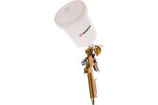 Пневматический краскопульт Intertool форсунка 1.5мм, бачок 600 мл, PT-0110