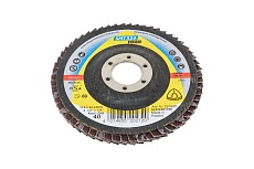 Круг лепестковый тарельчатый SMT324 115х22.23 мм, P40, прямой Klingspor 321645