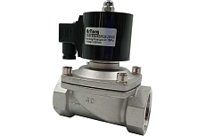 Соленоидный клапан прямого типа с мембраной принудительного подъёма ArTorq SK40N200GN.220AC 2/2 нормально закрыт, G 1”1/2, корпус нержавеющая сталь