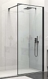 Душевая перегородка Vincea Walk-In VSW-1HS900CLB 90x200 черный матовый, прозрачное