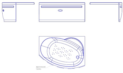 Фронтальная панель Ваннеса Монти 150x66 R