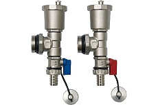 Тройник коллекторный с воздухоотводчиком и дренажным сливом 1 ONDO OKTFAVDW