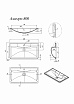 Раковина Florentina Аллегро 80 см кварц, жасмин 10.020.00800.201