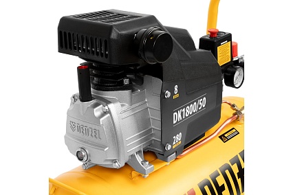 Воздушный компрессор Denzel DK1800/50,Х-PRO 1,8 кВт, 280л/мин, 50л 58068