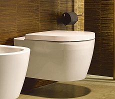 Подвесной унитаз Duravit ME by Starck Rimless (с крышкой SoftClose) 45290900A1