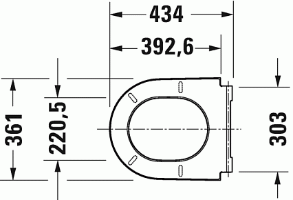 Крышка-сиденье Duravit D-Neo 002161 без микролифта