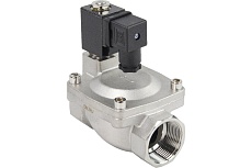 Электромагнитный клапан DN.ru VS2W-401N-PU-NC Ду32 Ру10 сталь 220В AC пилотный D130-01280