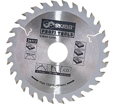 Диск пильный по дереву CLEAN LINE (115х22.2 мм; 30Т) Skrab 34113