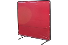 Экран защитный МИТЕК  1.8х1.8 (Пленка ПВХ 0.4) красный 23-00007239