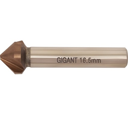 Зенкер конусный 16.5x60 мм, М8 Gigant GZ-166008