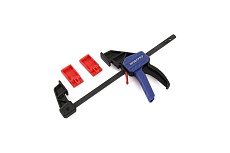 Быстросъемный мини зажим для штанги WORKPRO 100 мм, 2 шт. WP201016