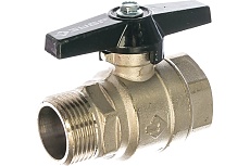 Шаровой полнопроходной кран для трубопровода Зубр 1&quot; 4-51324-C-1