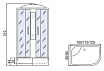 Душевая кабина Мономах 100/80/44 С МЗ 100x80 хром, с рисунком, L 10000005838