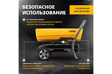 Дизельная тепловая пушка Denzel dhg-45i, 45 квт, 1000 м3/ч, прямой нагрев, электронный термостат 96485