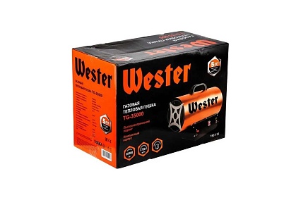 Газовая тепловая пушка Wester TG-35000 35 кВт, 700 м3/ч, 2.18 кг/ч, 315 м2 615363