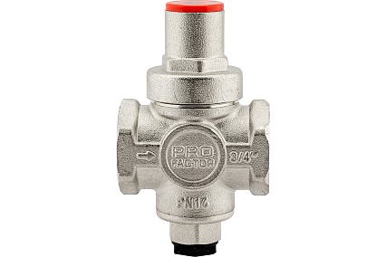 Редуктор давления PROFACTOR поршневой, c коннектором манометра 3/4" PF PRV 251.20