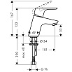 Смеситель для раковины Hansgrohe Focus 31733000