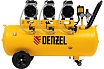 Безмаслянный малошумный компрессор Denzel DLS 1800/100,1800 Вт, 3x600, 100 л, 345 л/мин 58028