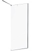 Душевая перегородка Am.Pm Func W84WI-80-F1-MTE 80x200 матовый хром, прозрачное