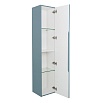 Шкаф пенал BelBagno Uno 33 см Голубой матовый UNO-1600-1A-SC-AO