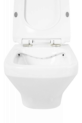 Подвесной унитаз Belbagno Sela BB3201CHR, безободковый, белый