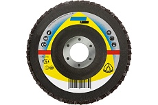 Круг шлифовальный лепестково тарельчатый (125х22.2 мм; Р80; прямой) для УШМ Klingspor 321650