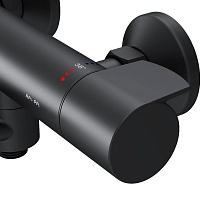 Смеситель для ванны Am.Pm X-Joy F85A50022 с термостатом, черный