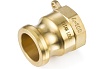 Камлок TITAN LOCK тип A ниппель, латунь, внутр. резьба BSP 2 1/2", TL250ABR