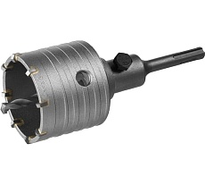 Коронка с державкой по бетону Зубр 65 мм, SDS-Plus 29211-65