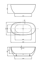 Акриловая ванна Vincea VBT-408 160x81.5