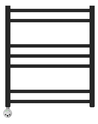 Полотенцесушитель электрический Lemark Unit LM45607EBL П7 50x60, черный