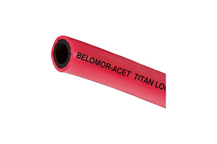 Рукав ацетиленовый «BELOMOR-ACET», красный, внутренний диаметр 19 мм, 20 bar, 20 м TITAN LOCK TL019BM-ACL_20