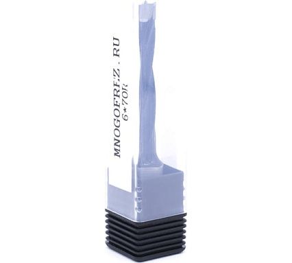 Сверло присадочное усиленное глухое KJ2-A50202R (6х70 мм; хв-к 10 мм; правое вращение) МНОГОФРЕЗ 6642