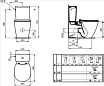 Унитаз-компакт Ideal Standard Connect AquaBlade/CUBE E042901