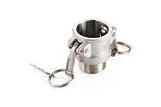 Камлок тип B TITAN LOCK серия EcoLine розетка, наружая резьба BSP 4, AISI304, TL400BSS-EL