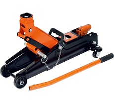 Гидравлический подкатной домкрат Автоdело с фиксатором в кейсе 2.5 т 140-380 мм 43227 13214