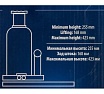 Домкрат бутылочный Forsage 30т с клапаном F-T93004(DS)(51360)